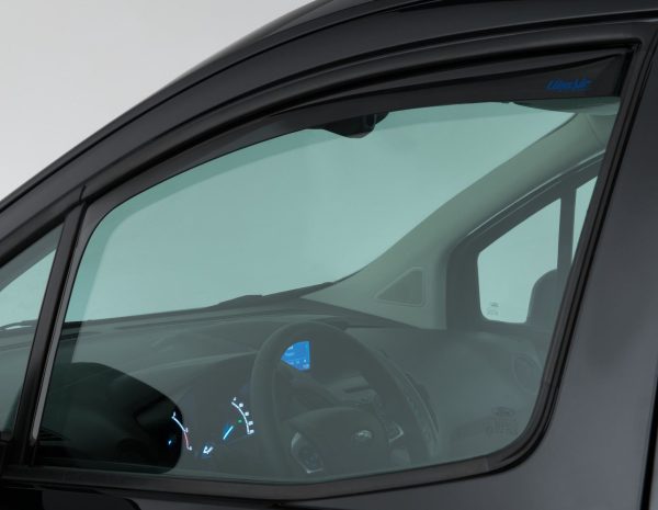 TRANSIT/TOURNEO COURIER CLIMAIR * WIND DEFLECTORS FOR FRONT DOOR WINDOWS,BLACK