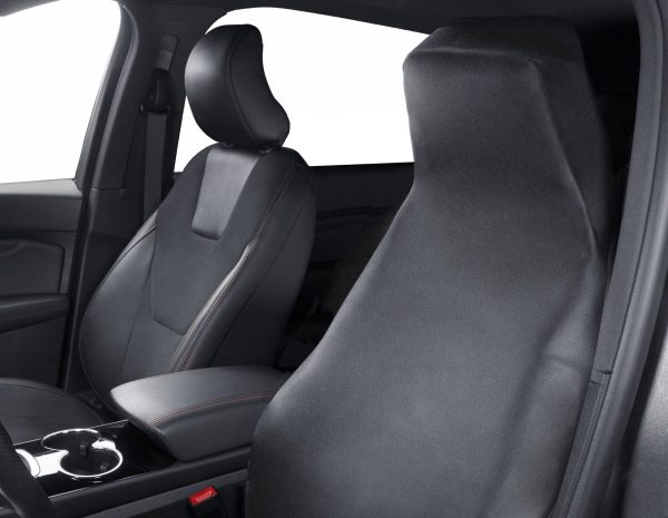 ACTIVLINE* SEAT COVER FOR ANY SINGLE SEAT,BLACK LEATHERETTE - Imagen 2