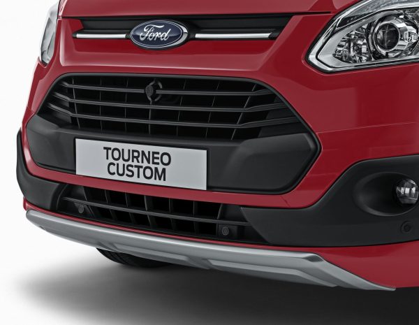 TRANSIT/TOURNEO CUSTOM FRONT BUMPER SKID PLATE SILVER