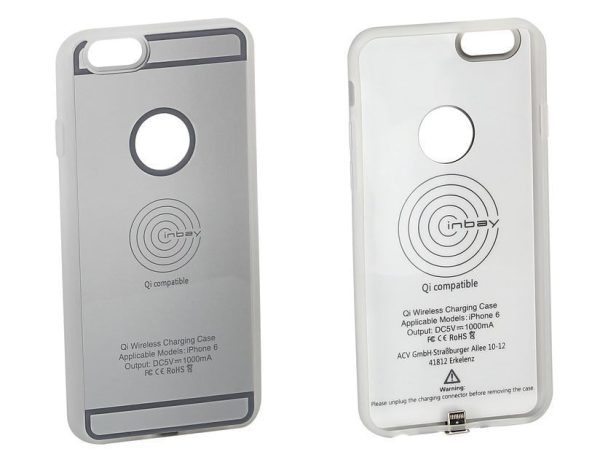 ACV* QI CHARGING CASE FOR IPHONE  6, SILVER