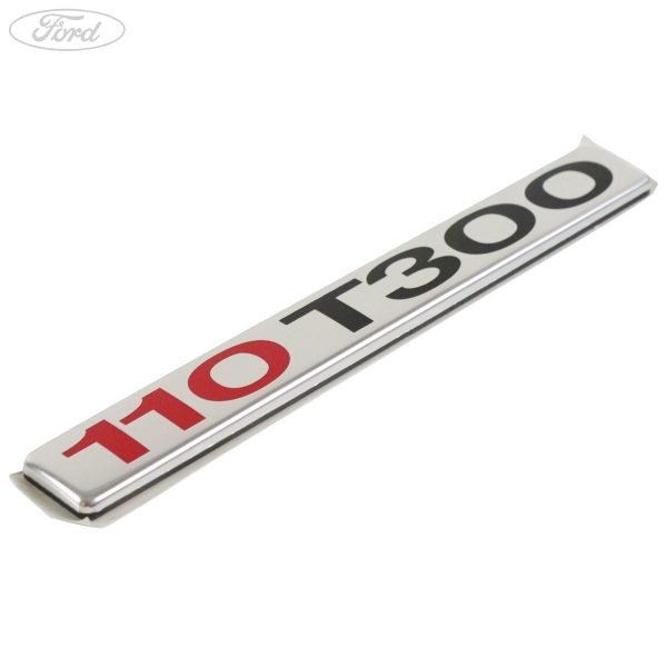 TRANSIT TAILGATE NAME PLATE BADGE EMBLEM 110 T300 - Imagen 2
