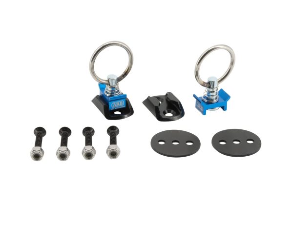 ARB* CARGO TRACK AND LOAD RING KIT FOR COOLBOX TIE DOWN,SET OF 2